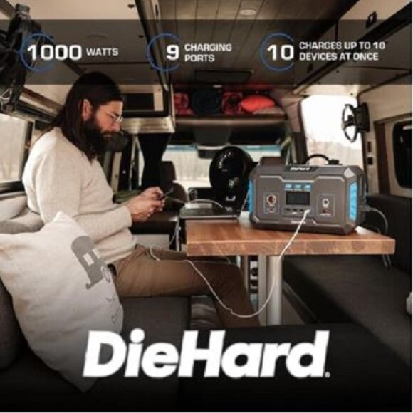 DieHard Portable Power Station 1000-Watt (2000-Watt Peak) - Quiet, Generator - Picture 6 of 7